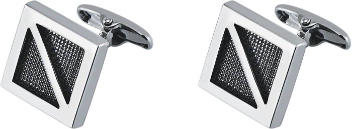 Запонки из ювелирного сплава с смолой (Арт.2-b-1007-40-e)