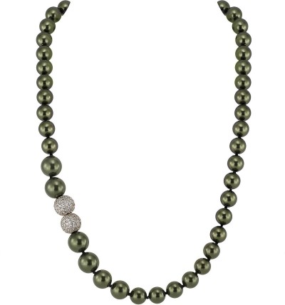 Ожерелье с жемчугом и куб. циркoniem «Beautiful 34S» Rivoli (арт.2L-SK-34)