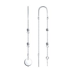Серьги из серебра (Арт.94-123-01546-1)