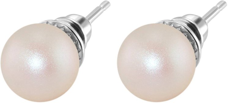 Серьги из серебра с жемчугом (Арт.aas-13-10-35-s)