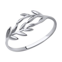 Кольцо из белого золота (Арт.019070-3)