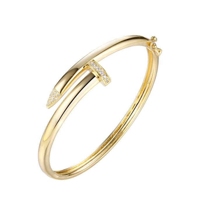 Браслет из серебра с фианитом (Арт.cz-b02678-x-l-x-x-w)