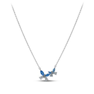 Ожерелье серебряное с кубическим цирконием «Крылья мечты» My Jewels (арт.0522)