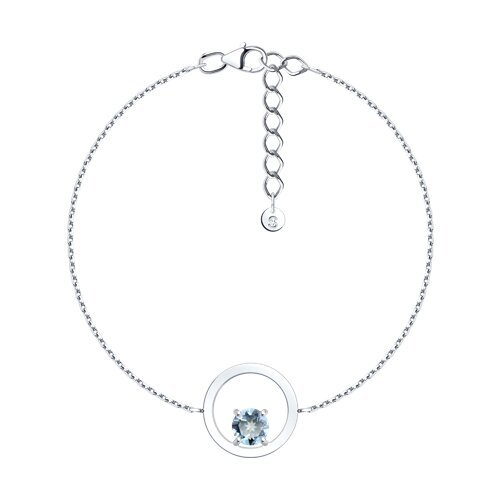 Браслет из серебра с топазом (Арт.92050178) Браслет из серебра с топазом (Арт.92050178)