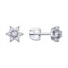 Серьги из белого золота с бриллиантами (Арт.1021936-3)