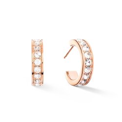 Coeur de lion пусеты crystal-rose gold la_0131_21-1822