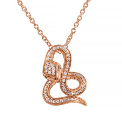 Цепь из золота с бриллиантом (Арт.ns49199a0f14r001_dl_pink)