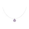 Колье из серебра с аметистом (Арт.92070058)