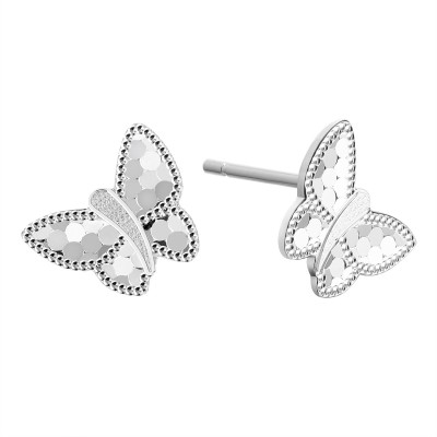 Серьги серебряные с белой вставкой «Sweet Butterfly» MyJewels (арт.SR-E2238578-X-W-X-X-X)
