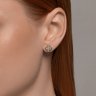 Серьги из белого золота с бриллиантами (Арт.1022254-3)
