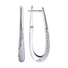 Серьги из серебра с фианитами (Арт.94-120-02068-1)