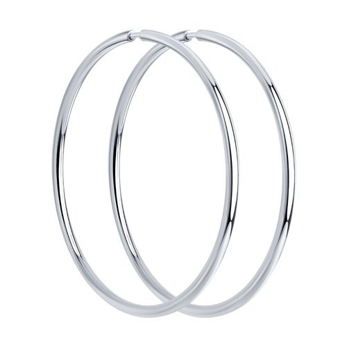 Серьги из белого золота (Арт.140001-3)