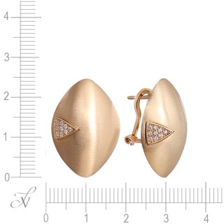 Серьги из золота с бриллиантом (Арт.sv_210e_sr_yg)