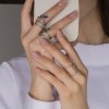 Кольцо золото с бриллиантами и голубым сапфиром «Небесная Спираль» JVG (арт.R0002025A06-2)