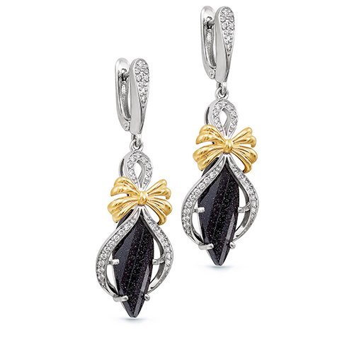 Серьги Кабаровский (Арт.12-038-1384)