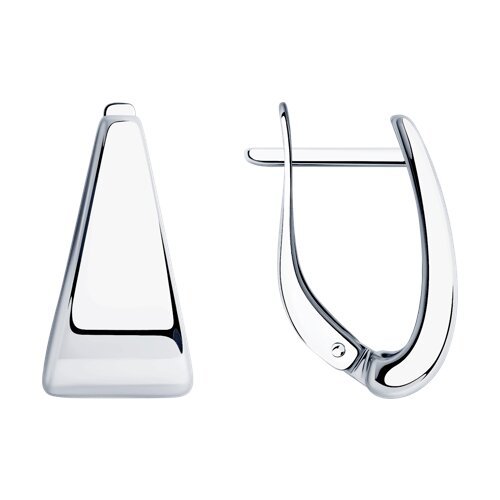 Серебряные серьги Sokolov «Современная геометрия» (арт. 94-120-00617-1)