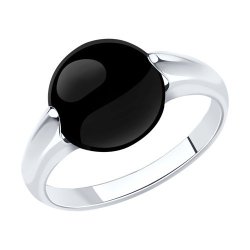 Кольцо из серебра с агатом (Арт.94-310-00896-1)