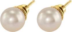 Серьги из серебра с жемчугом (Арт.aas-13-10-4-g)