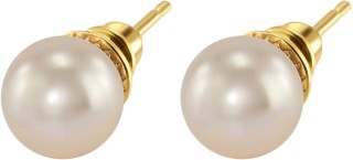 Серьги серебряные с жемчугом Beautiful 4G Rivoli (арт.AAS-13-10-4-G)