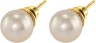 Серьги серебряные с жемчугом Beautiful 4G Rivoli (арт.AAS-13-10-4-G)