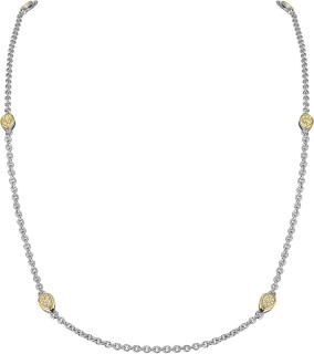 Ожерелье серебряное с куб. цирконием «Exotica G» Rivoli (арт.FAO-1-49-G)