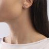Серьги из золота с фианитами (Арт.029486)