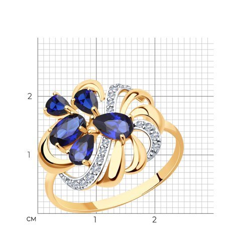 Кольцо золотое пробы 585 (Арт.714751)