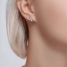 Серьги из серебра с эмалью (Арт.94026074)