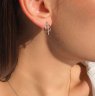 Серьги Серебряные крылья (Арт.022027840_kubcirkonii)