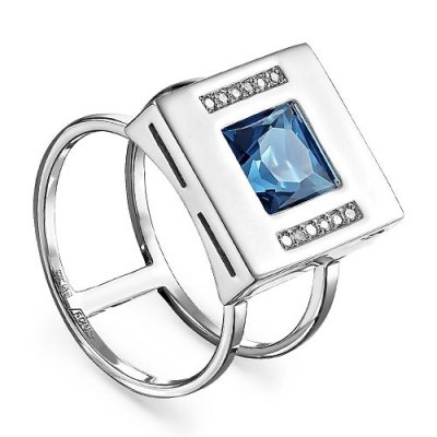 Кольцо золотое с топазом и бриллиантами «Color Geometry» Kabarovsky (арт.11-11181-2300)