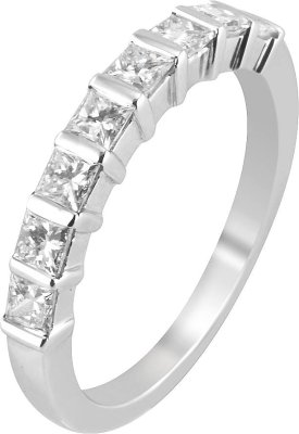 Кольцо из белого золота с бриллиантом (Арт.35813)