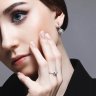 Серьги из белого золота с бриллиантами (Арт.1021741-3)