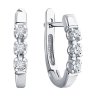 Серьги из белого золота с бриллиантами (Арт.1022099-3)