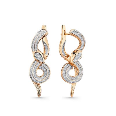 Серьги Carlin (Арт.002-0686-0051-013)