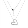 Ожерелье из серебра с фианитами «Fresh Heart» My Jewels (арт.CZ-N05542-X-W-X-X-W)