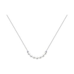 Колье из серебра с жемчугом (Арт.92070061)