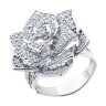 Кольцо из серебра с фианитами (Арт.94-110-02050-2)