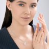 Подвеска из серебра с фианитами (Арт.94033323)