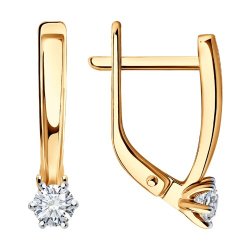 Серьги из золота с бриллиантами (Арт.51-220-01780-1)