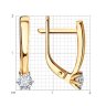 Серьги из золота с бриллиантами (Арт.51-220-01780-1)