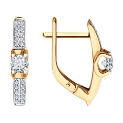 Серьги из золота с бриллиантами (Арт.51-220-02471-1)