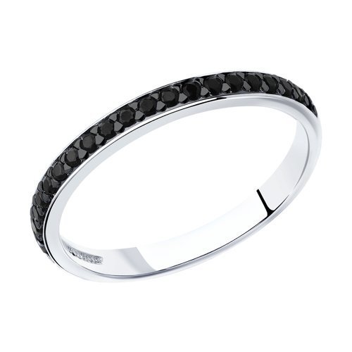 Кольцо из серебра с фианитами (Арт.94012454)