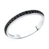 Кольцо из серебра с фианитами (Арт.94012454)