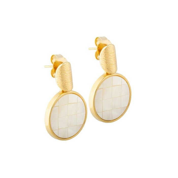 Серьги mother pearl mosaic la_a2966.1_bw_g