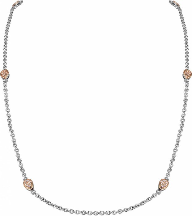 Ожерелье из серебра с куб. цирконием (Арт.fao-1-49-r)