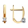 Серьги из золота с фианитами (Арт.0200128)