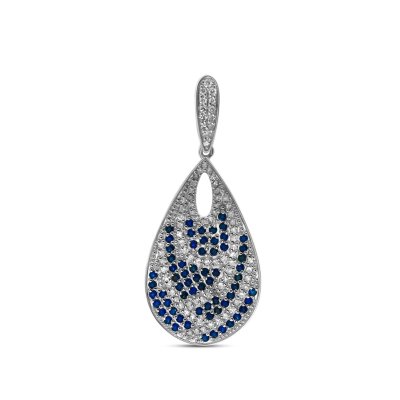 Кулон с бриллиантами и сапфирами «Северная капля» La Nordica (арт.59-12-7000-07500)