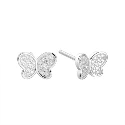 Серьги из серебра с фианитом (Арт.cz-e04733-x-w-x-x-w)