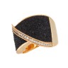 Кольцо с фианитами «Universe Night» серебро 925 Fresh Jewelry (арт.Gl-R01768-X-G-W-X-B)