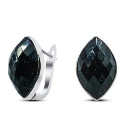 Серьги Серебряные крылья (Арт.220029-70-257_avantyurin)